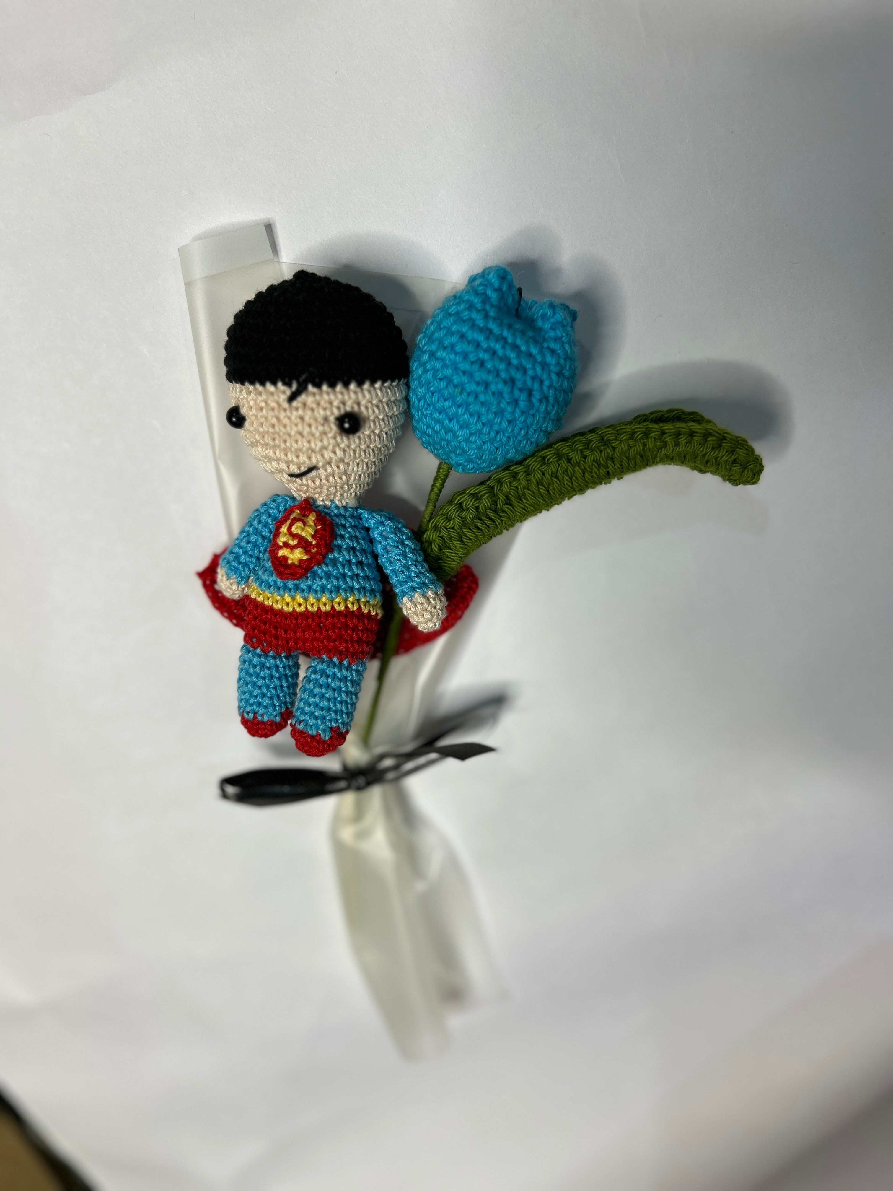 Superman with Tulip combo bouquet