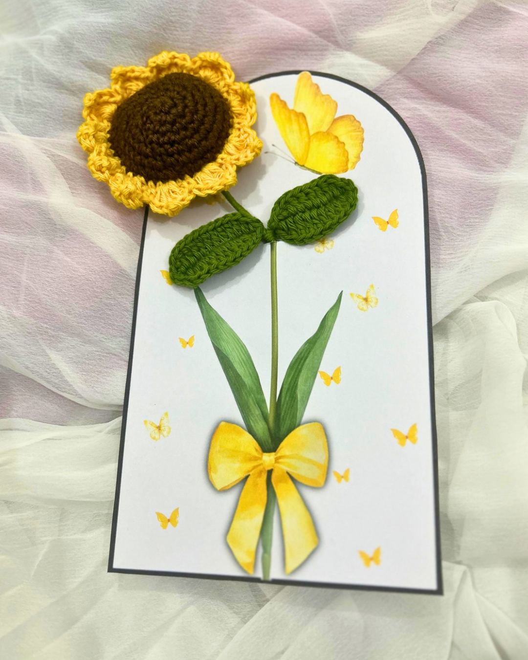 Single stem sunflower