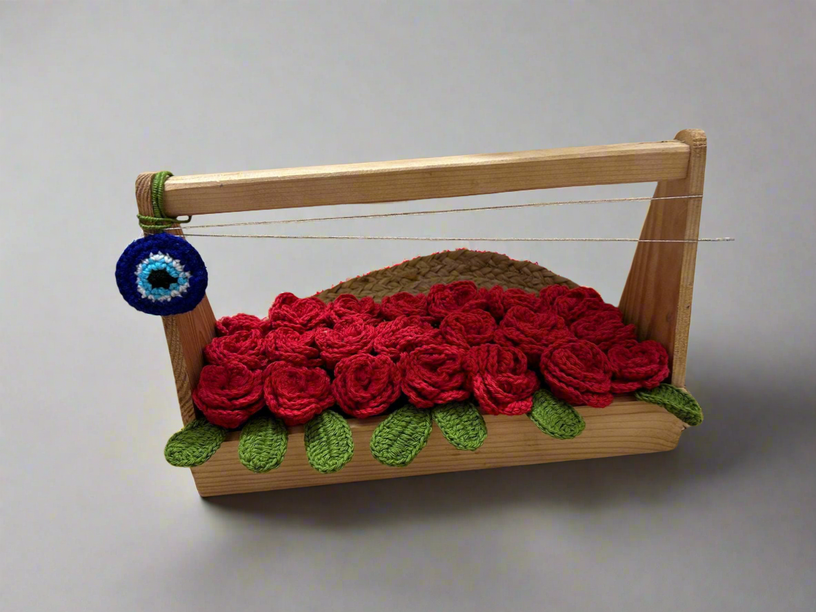 20 rose basket
