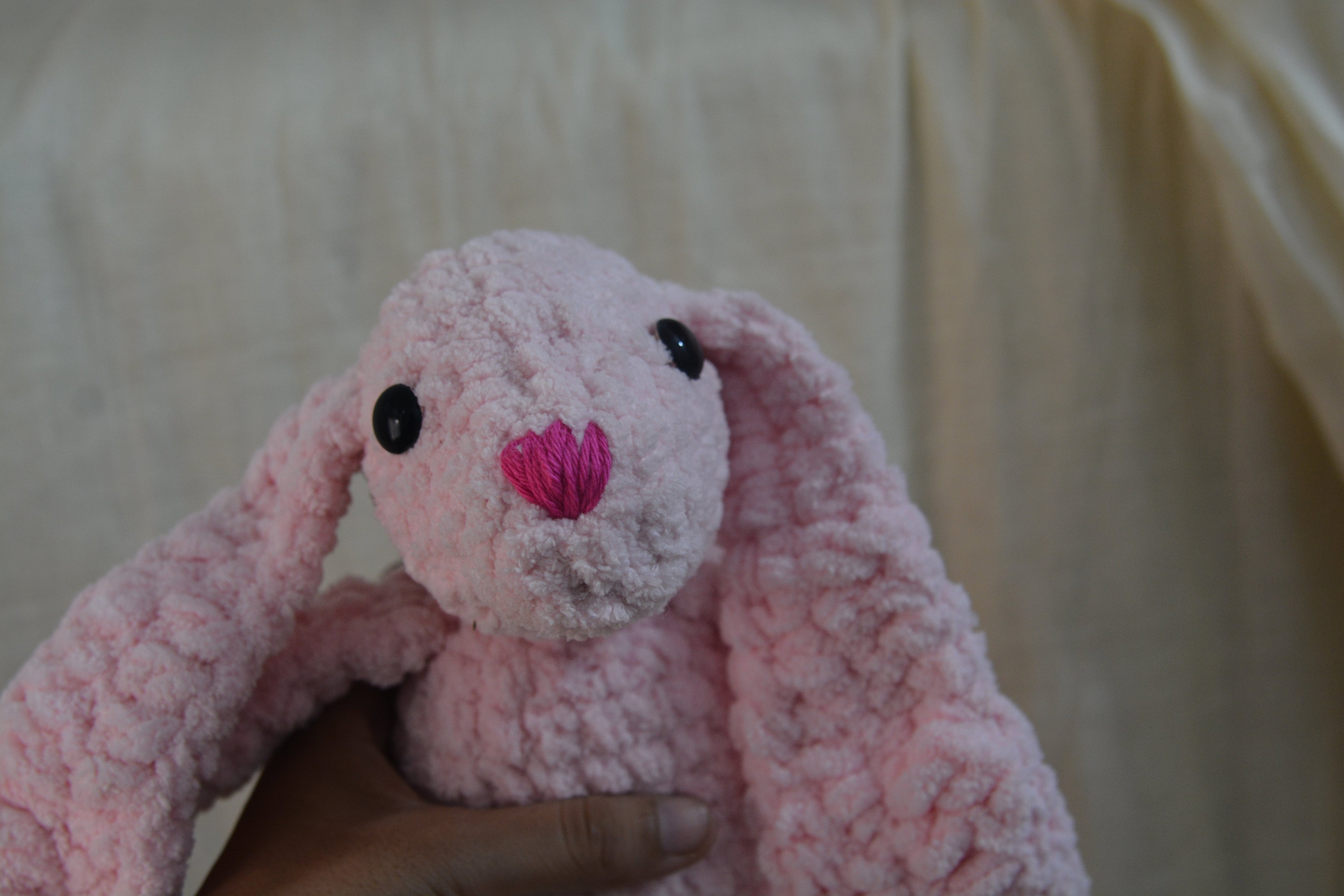 Floppy Ears Pink Bunny