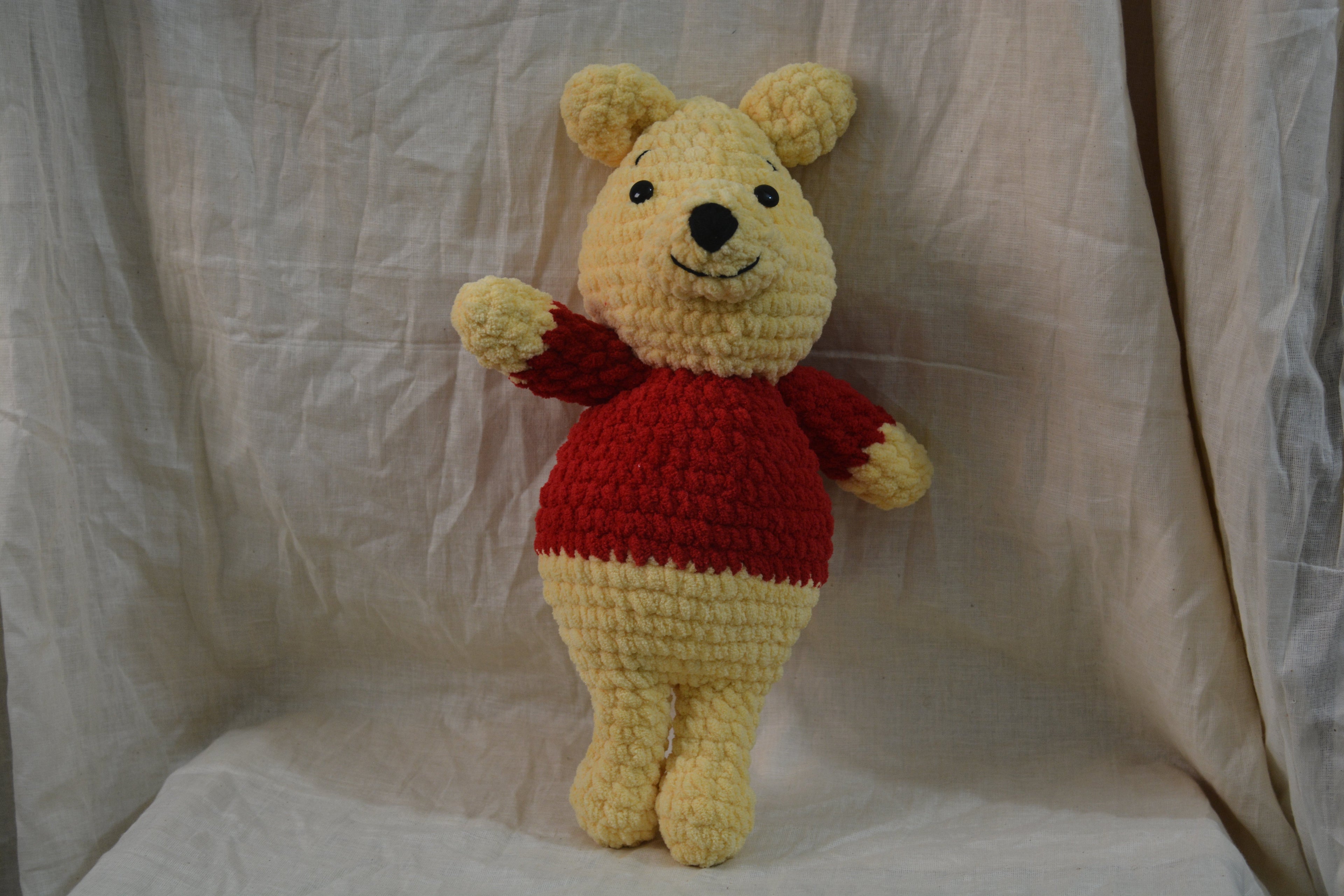 Winnie the Pooh Crochet Plush – Handcrafted with Love
