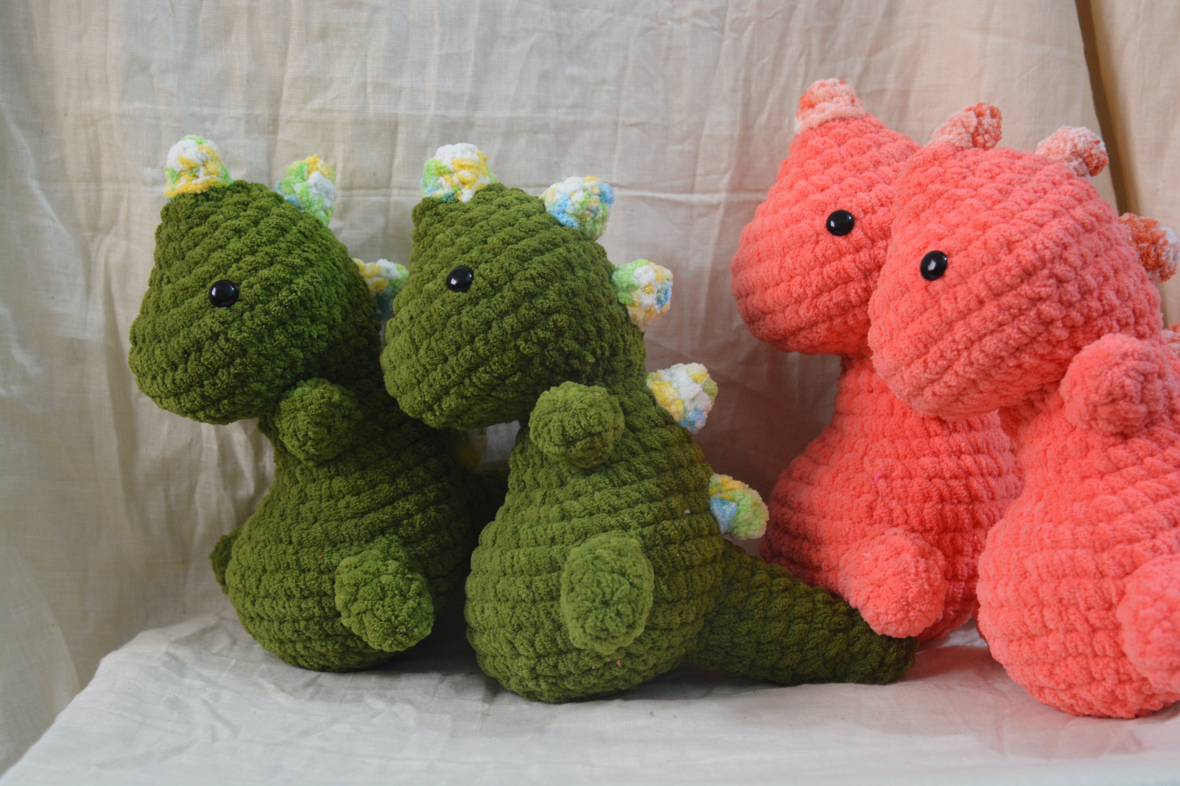 Dino Delight: The Adorable Crochet Companion