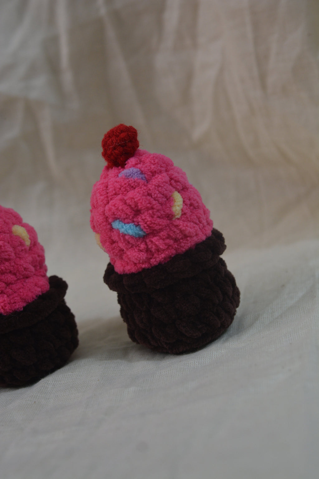 Whimsical Crochet Cupcake - Handmade & Eco-Friendly