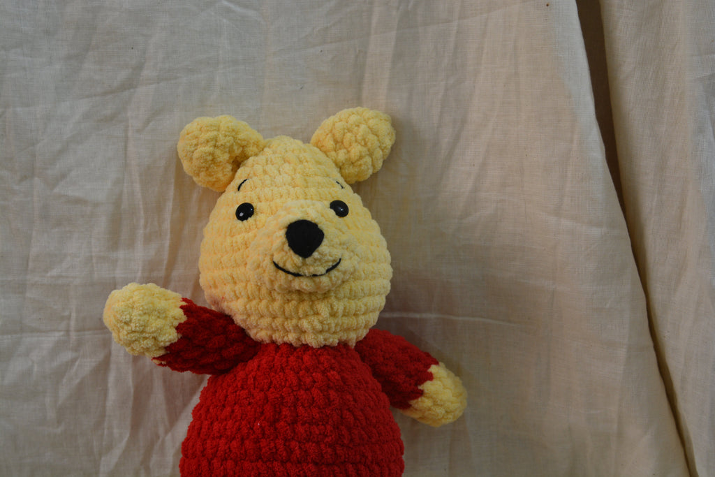 Winnie the Pooh Crochet Plush – Handcrafted with Love