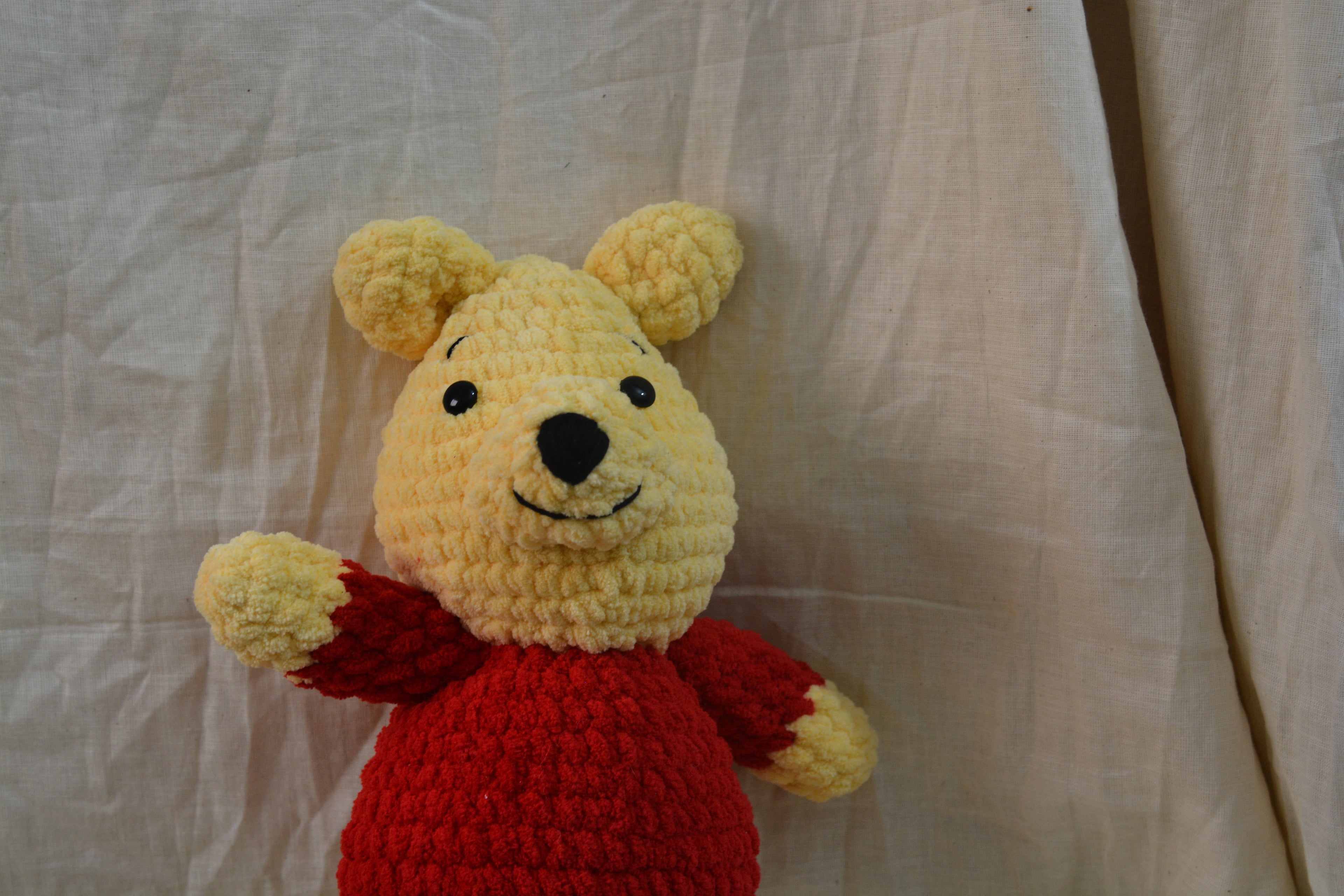 Winnie the Pooh Crochet Plush – Handcrafted with Love